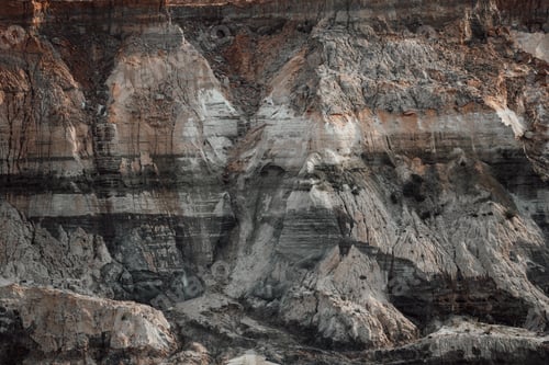Preview: Construction work of excavators and loaders digging the soil in the quarry.