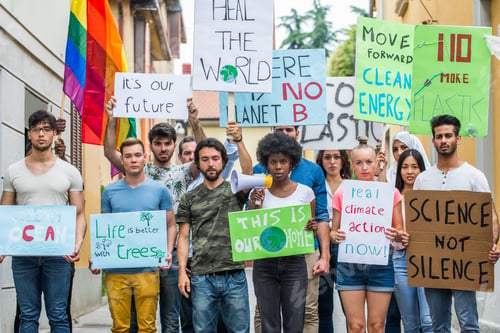 Preview: Activists demonstrating against global warming