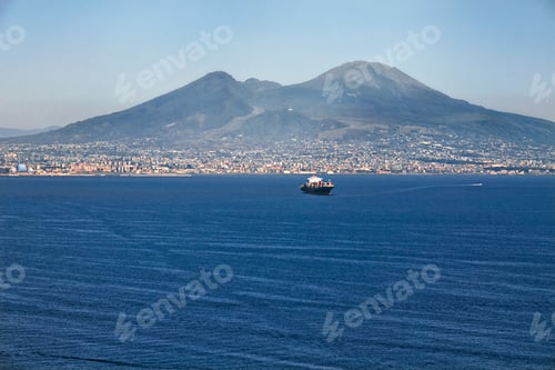 Preview: The view on the great Mount Vesuvius, Italy