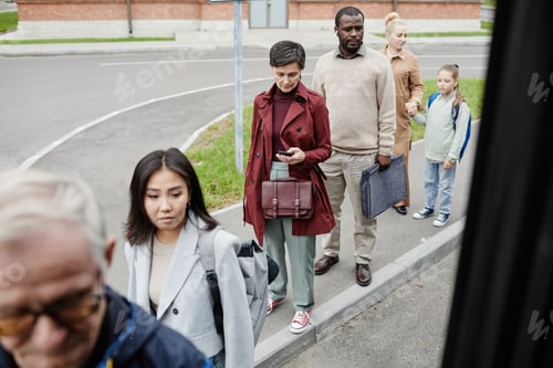 Preview: Line at Bus Stop
