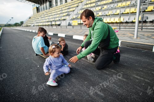 Preview: Sports family spend free time outdoors