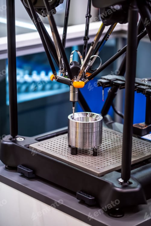 Preview: Quality control measurement probe. Metalworking CNC milling mach