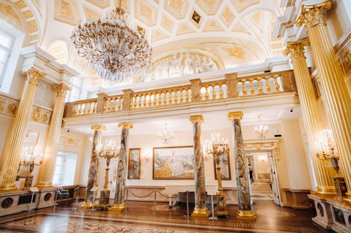Preview: Grand Palace in Tsaritsyno in summer, Russia. Tsaritsyno Park is one of the main tourist attractions