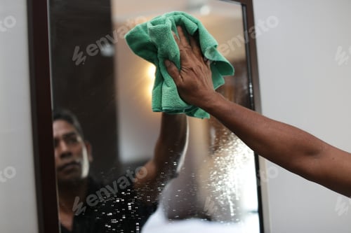 Preview: People washing mirror