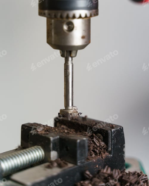 Preview: Close-up shot of dirty metal machine