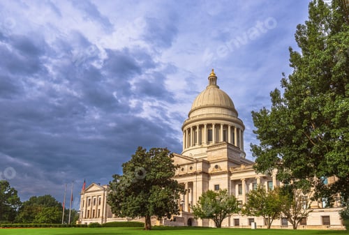 Preview: Little Rock, Arkansas, USA at the State Capitol