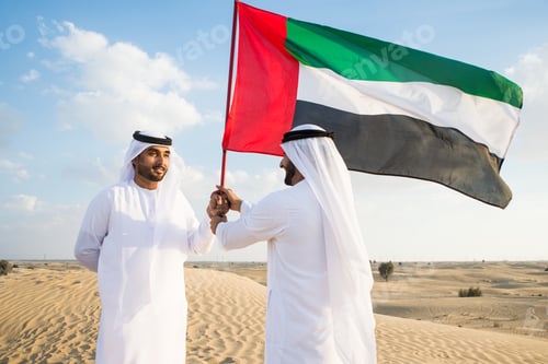 Preview: Arabic men in the desert