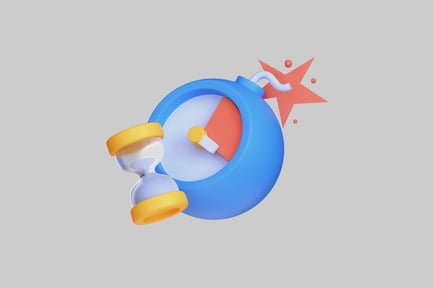 Preview: Cartoon time bomb hourglass duo