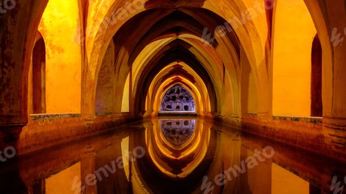Preview: Historic baths of Dona Maria de Padilla in Alcazar of Seville