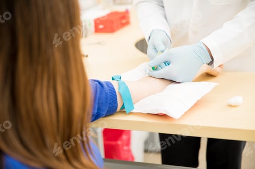 Preview: Pov of a woman getting a blood test