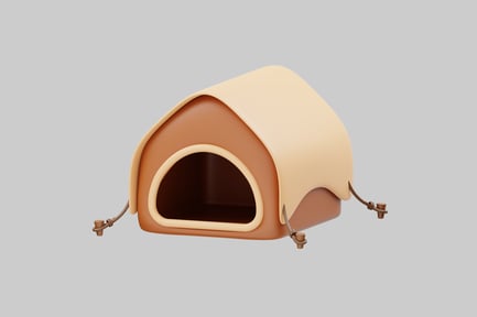 Preview: A stylized dwelling with a rounded roof