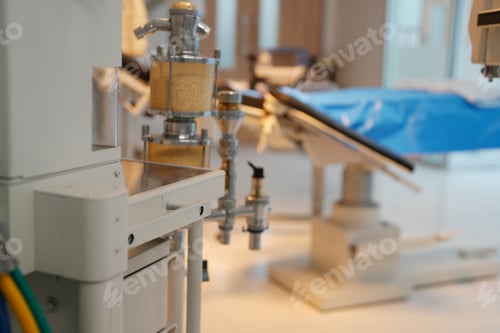 Preview: Surgical Equipment in a Modern Hospital Room