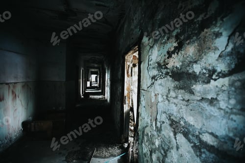 Preview: Abandoned and bombed buildings after war.