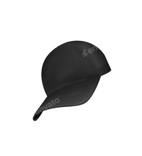 Preview: black cap with clipping path