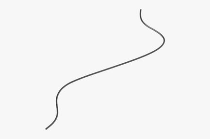 Preview: Flexible Electrical Cable, Black Cord