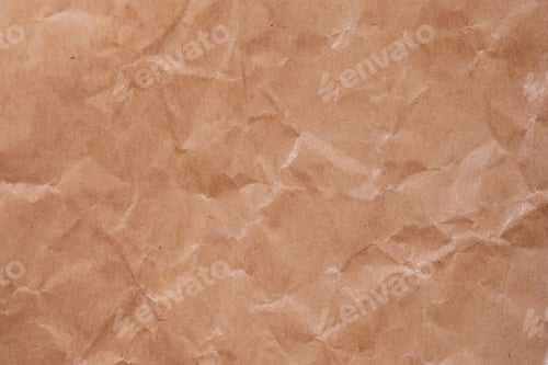 Preview: Wrinkled brown paper background.