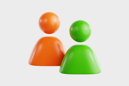 Preview: 3D Two Colorful People