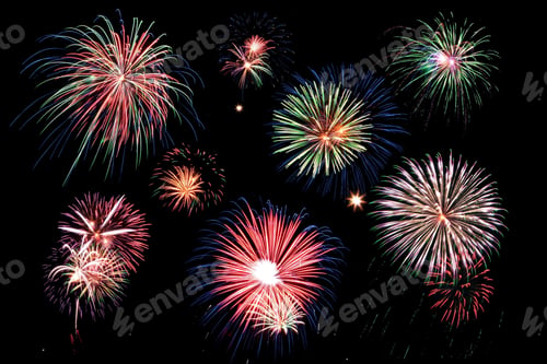 Preview: fireworks, celebration, exploding