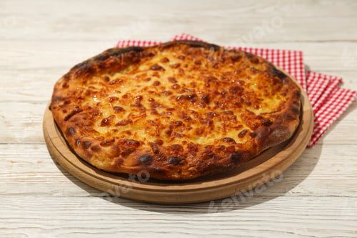 Preview: National Georgian cuisine food, flour product - Khachapuri