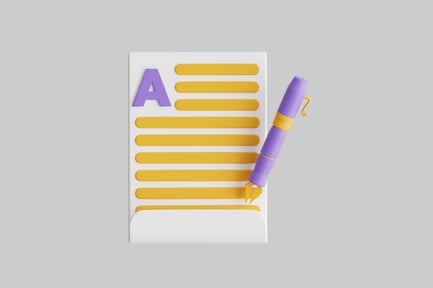 Preview: Document with pen