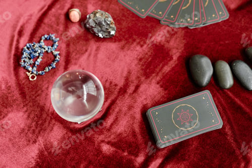 Preview: Fortune Telling Background Top View