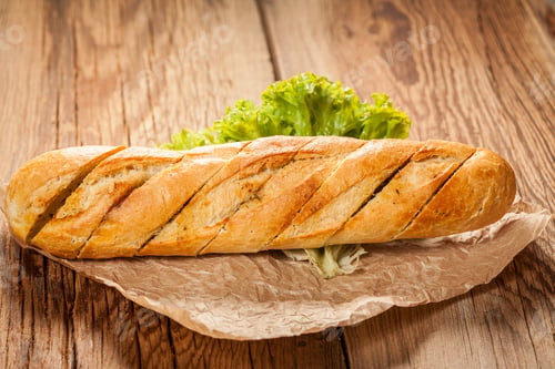 Preview: Garlic baguette.