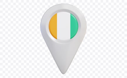 Preview: Côte d'Ivoire Location Pin