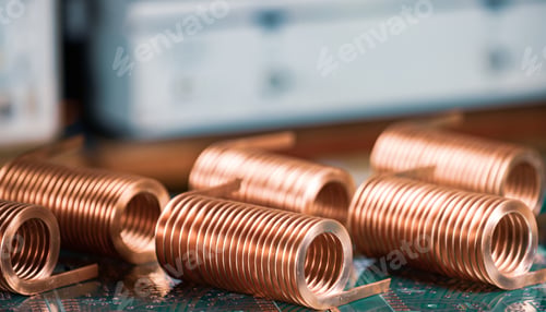 Preview: Close-up of twisted copper wire