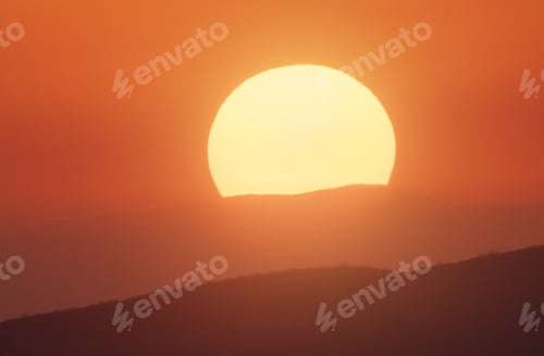 Preview: Big Sun on sunset.