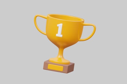 Preview: Winner cup first place award