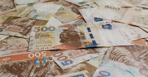 Preview: Stack of Hong Kong banknote, five hundred dollar