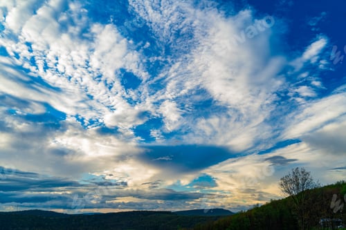 Preview: Scenic view of the sunset sky in Maryland in USAS.