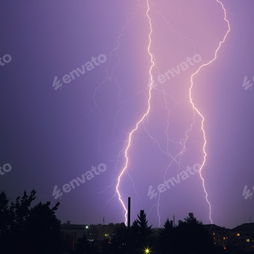 Preview: Lightning over the city