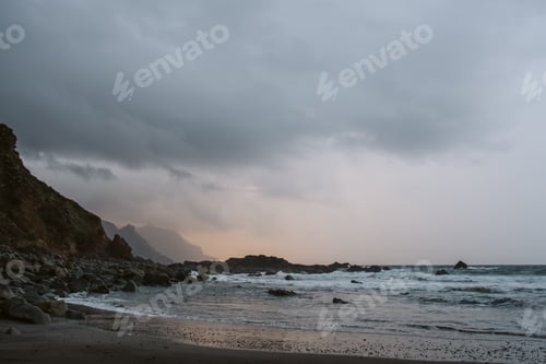 Preview: Sunrise sky over wonderful sea