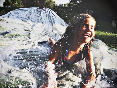 Preview: Slip and slide fun!