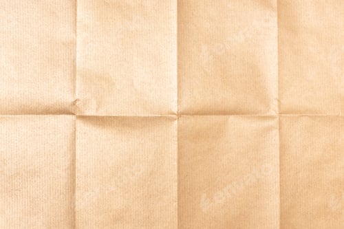 Preview: Golden folded paper texture background. Full frame
