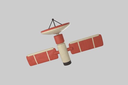 Preview: Miniature Toy Airplane in Flight