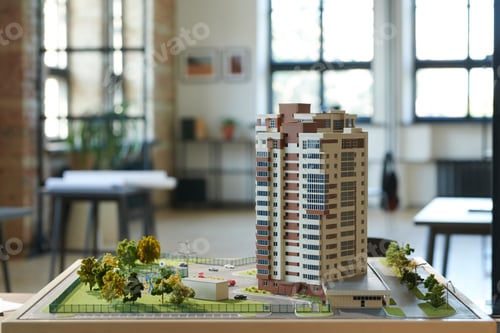 Preview: Construction mock-up of new residential area