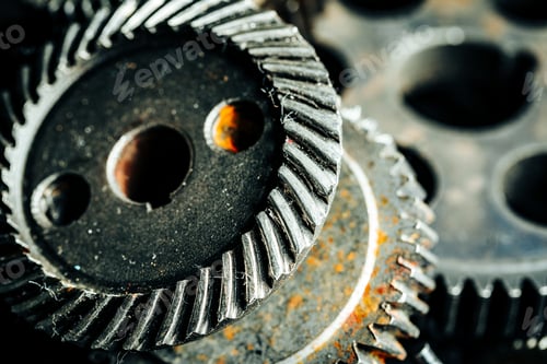 Preview: Gears from an old industrial machine