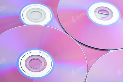Preview: Compact disc close up