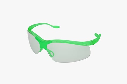 Preview: Green Frame Medical Safety Glasses