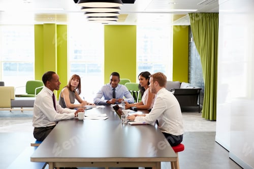 Preview: Business colleagues having an informal meeting at work