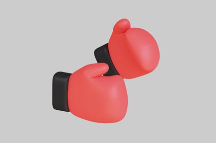 Preview: Cartoon boxing gloves set health