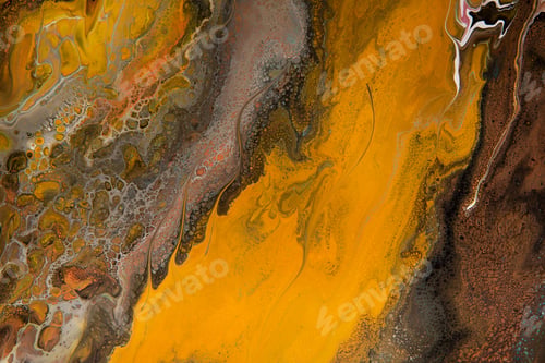 Preview: Brown paint with the addition of gold powder