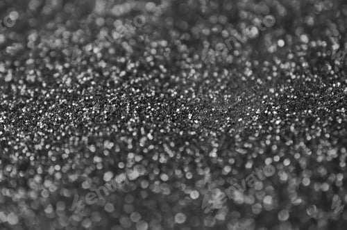 Preview: Silver decorative sequins. Background image with shiny bokeh lights from small elements