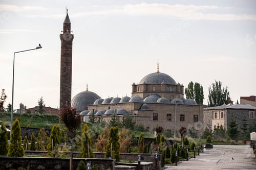 Preview: Eastern Anatolia, Turkey. Cityscape of the Kars town in Kars province