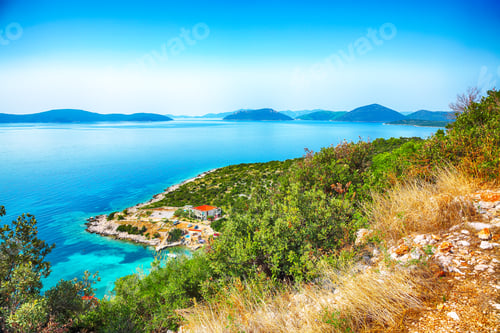 Preview: Amazing Coastline Of Makarska Riviera During Clear Summer Day
