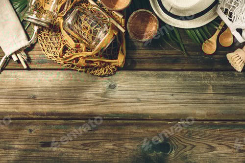 Preview: Zero waste, shopping or travel concept