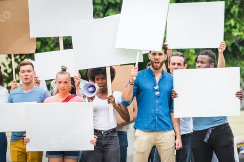 Preview: Activists demonstrating against social issues