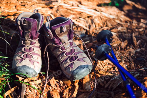 Preview: boots and Trekking poles